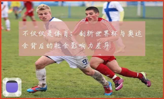 不仅仅是体育:剖析世界杯与奥运会背后的社会影响力差异
